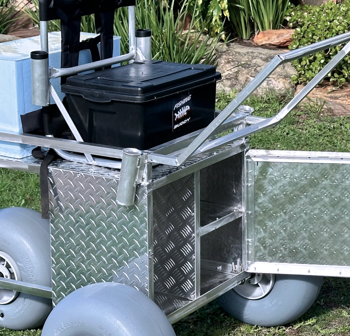 ASFN Legend Beach Trolley with 3 x Vanhunks Large  Wheels Included